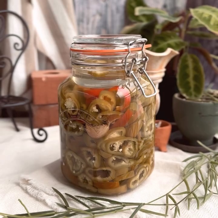 [킬너] 클립탑 스퀘어 자 밀폐 유리병 1.5L, 1개 - 상품 이미지