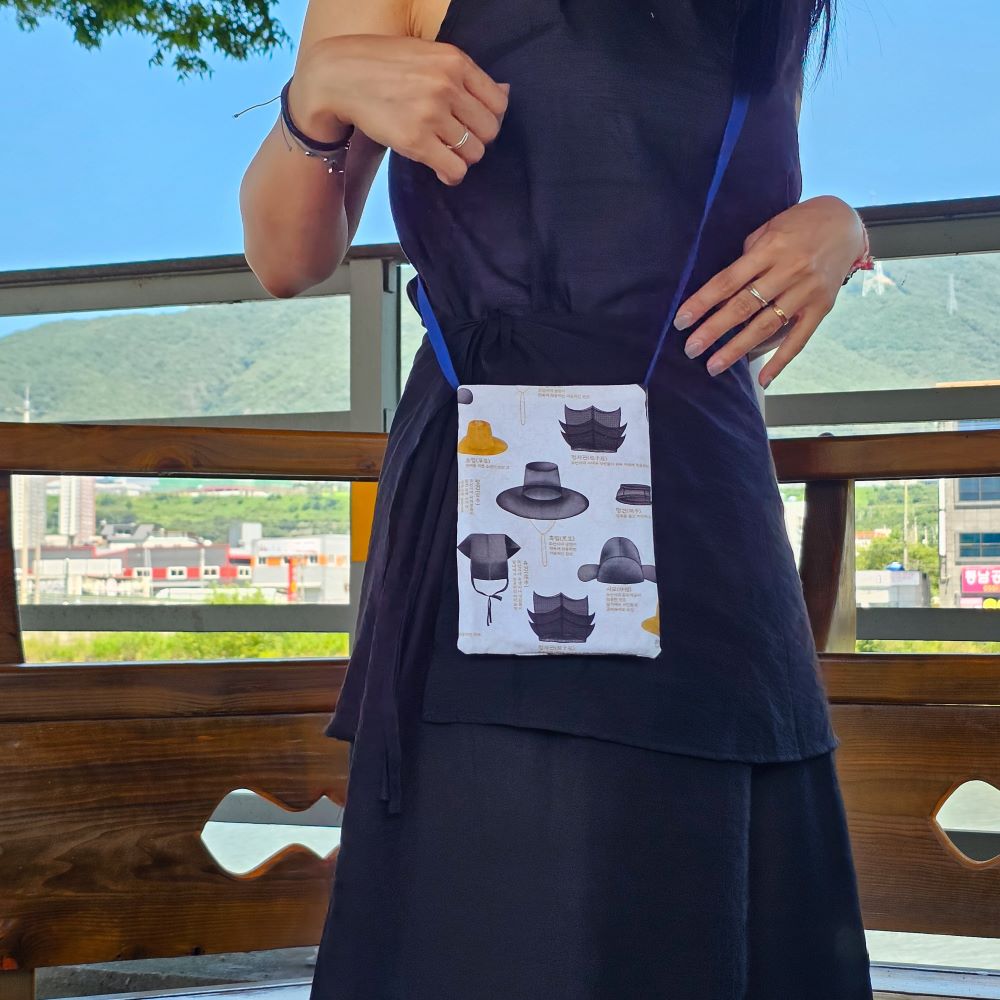 한국전통문양 핸드폰 크로스백 미니백 가방