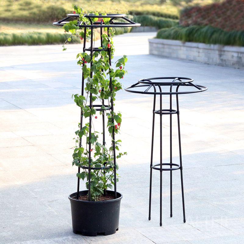 장미아치 지지대 철제 넝쿨 장미 야외용 덩굴 화이트 우산형 14mm 105cm - 상세 이미지 3