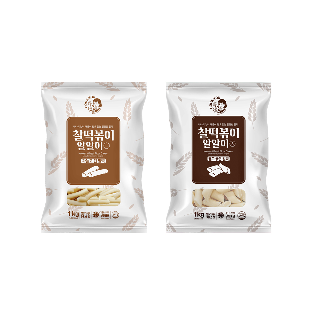 알알이 떡볶이 떡(L, S) 1kg, 1봉 - 상세 이미지 2