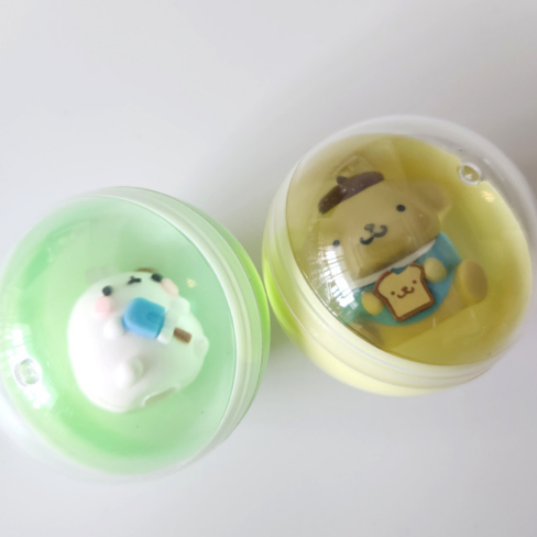 뽑기 캡슐 50mm 미니 원형 추첨볼 이벤트 공 볼 생일 반투명 불투명 문구점 추첨 선물 - 상품 이미지