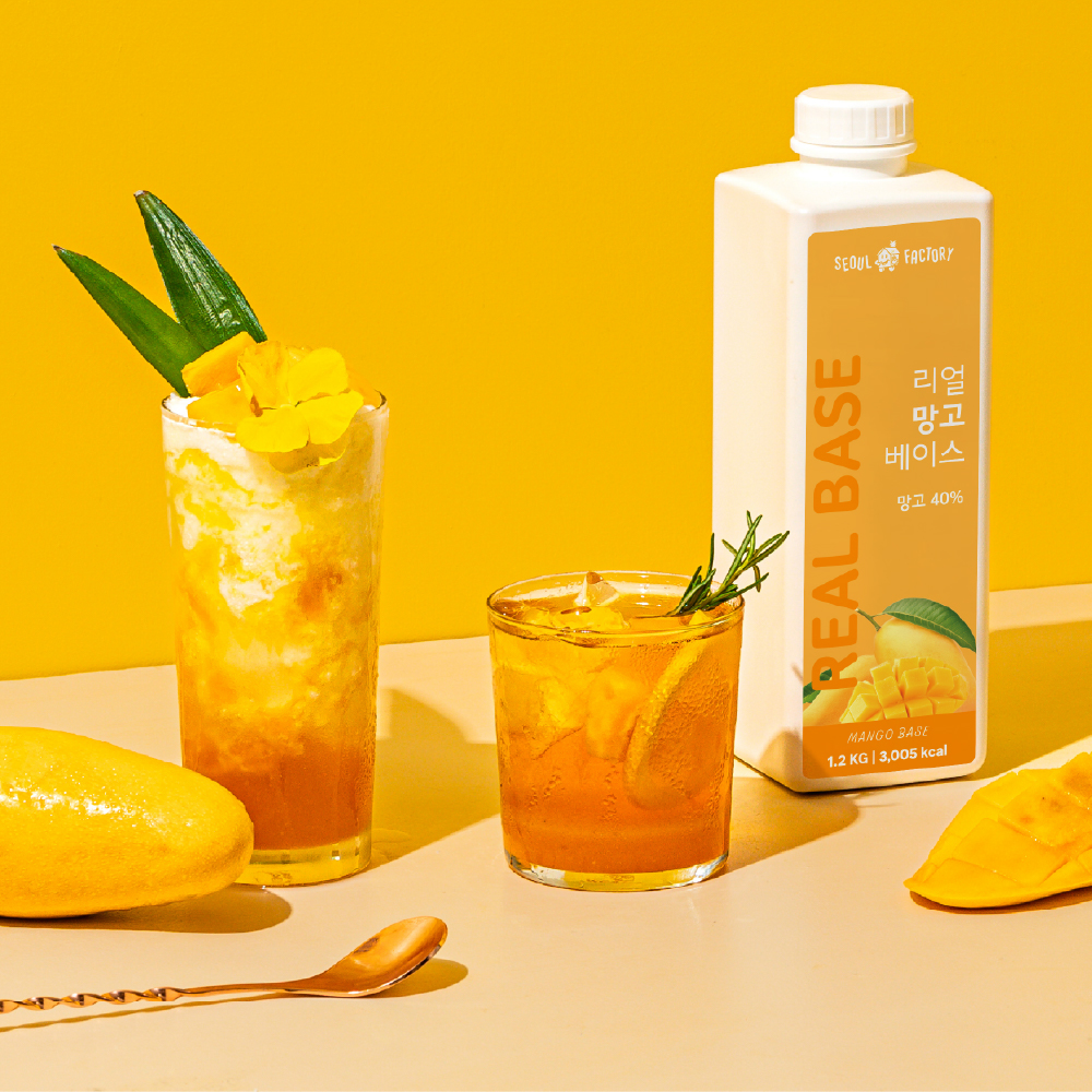서울팩토리 리얼 망고 베이스 1.2kg 스무디 - 상세 이미지 5