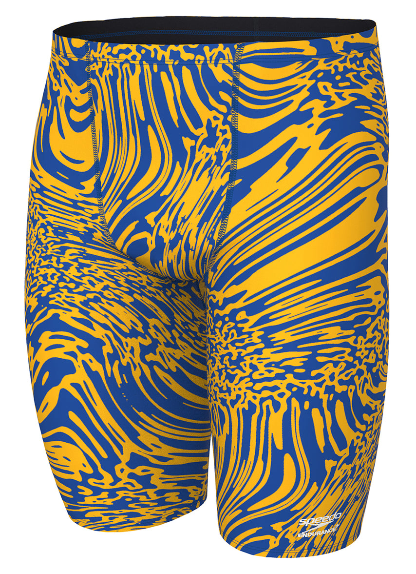 스피도 남성 하이드로캐즘 재머 5부 수영복 Team Royal Blue/Gold, 28 이미지 8