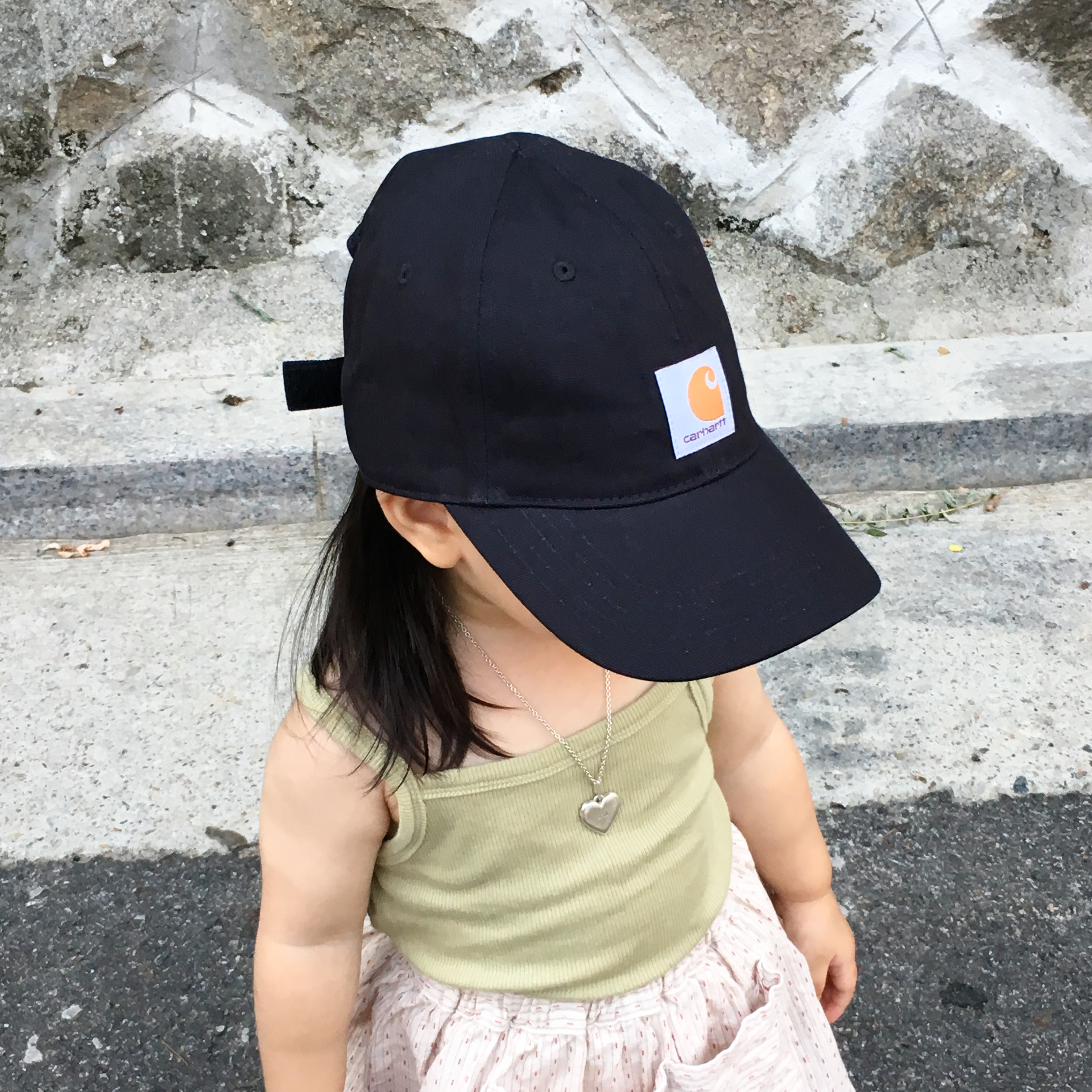칼하트 볼캡 야구 모자 키즈 베이비 블랙 브라운 - 상세 이미지 3
