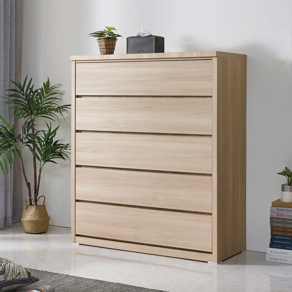 일린 옷 서랍장 드레스룸 광폭 와이드 수납장 1200x500x1408mm, 5단, 네추럴
