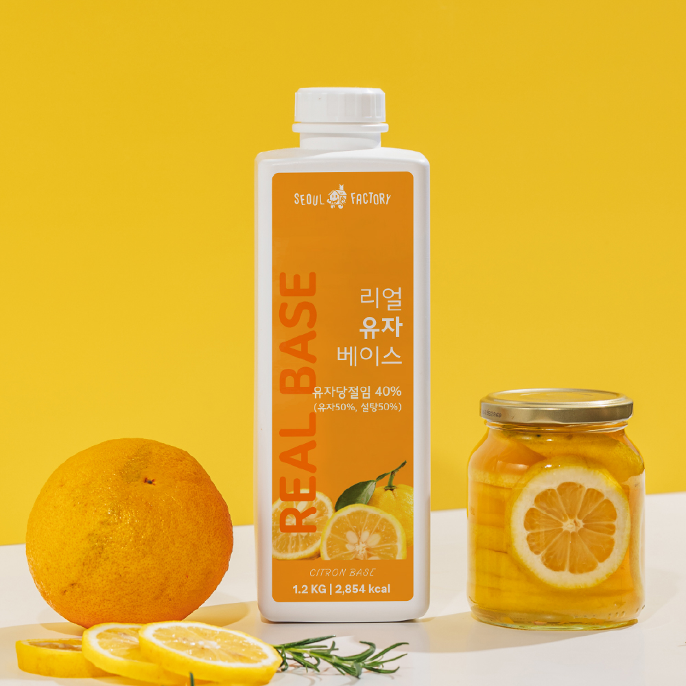 서울팩토리 리얼 유자 베이스 1.2kg 에이드 - 상품 이미지