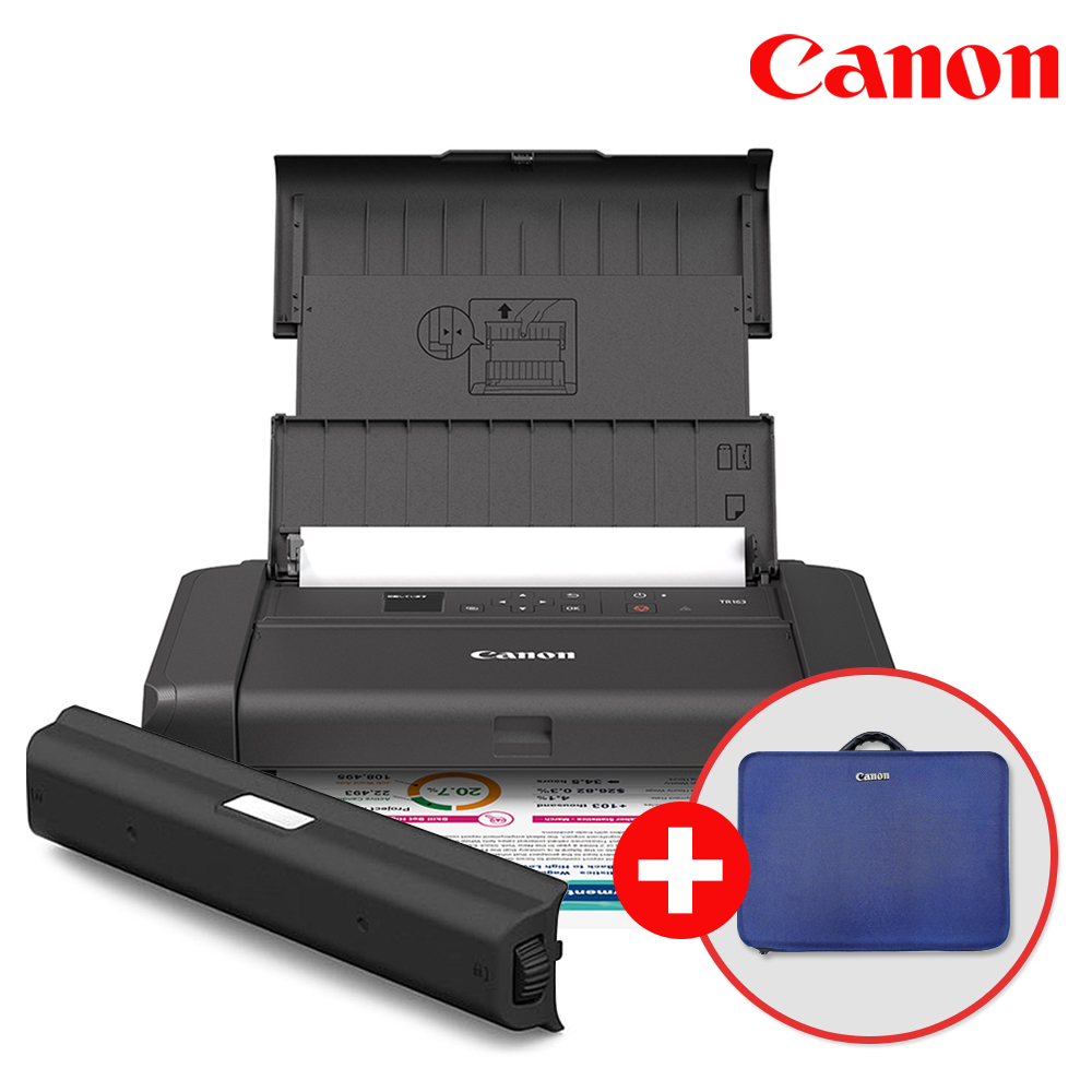 (구매시 전용가방 증정) 캐논 PIXMA TR160 초소형 포터블 컬러 잉크젯 프린터 + LK-72 배터리 세트