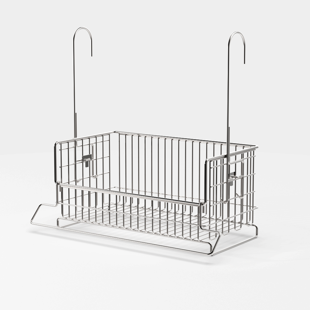 100% 국내생산 쏘우리프 다용도 주방 리빙 후크 걸이형 올스텐 수납 바구니 욕실 바스켓