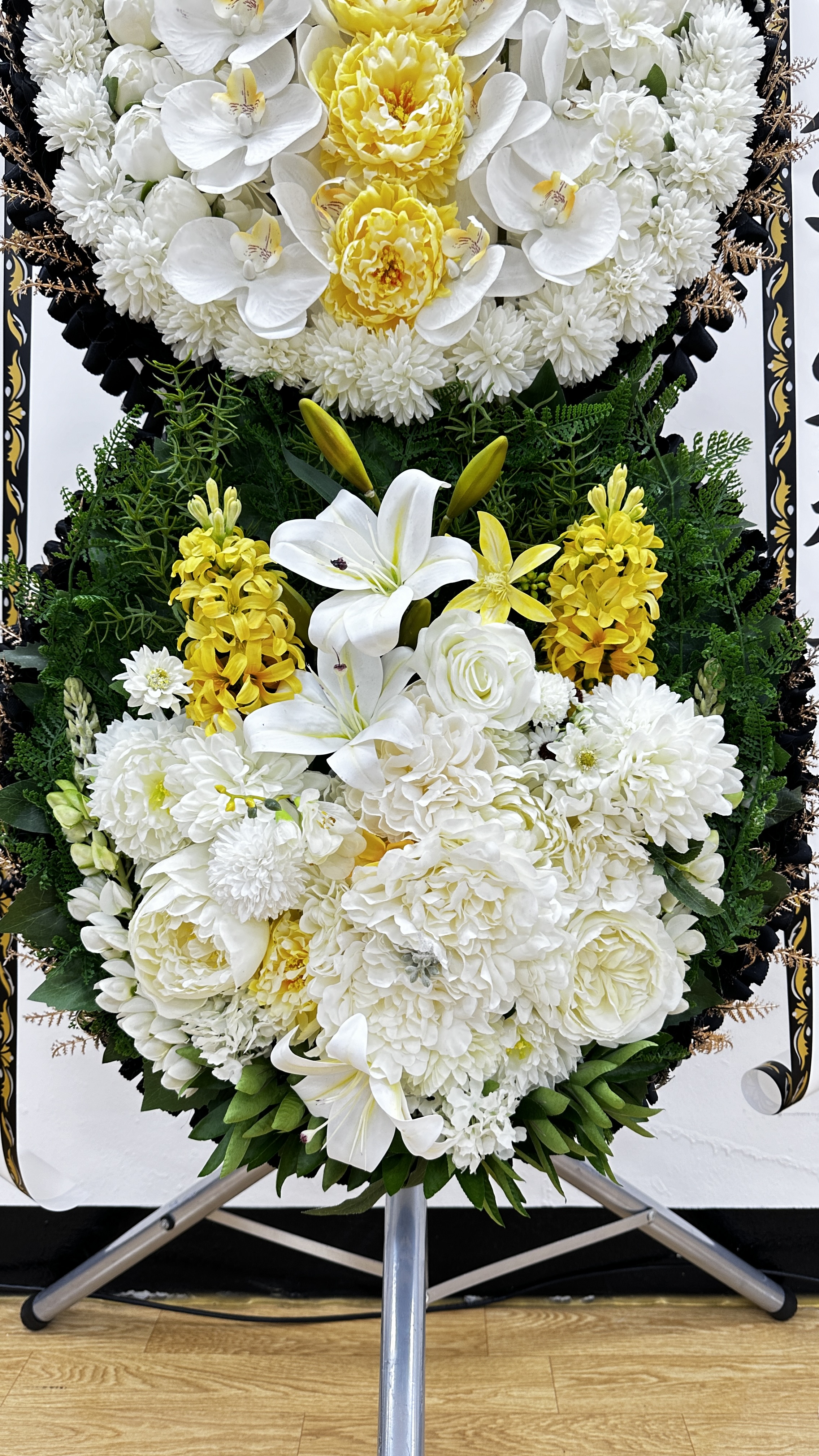 럭셔리 화환 근조화환 축하 결혼식 장례식 근조