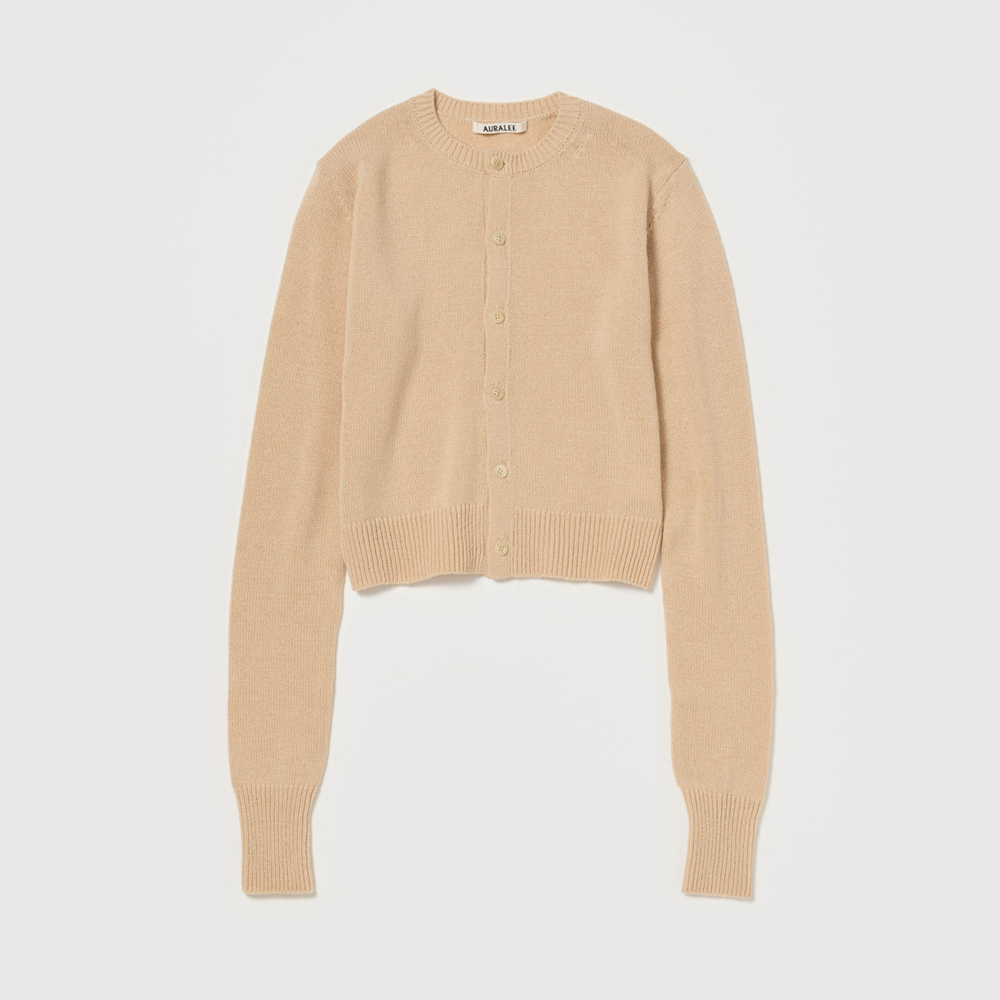 오라리 우먼즈 가디건 LIGHT CASHMERE KNIT CREW-NECK CARDIGAN 25FW - 상세 이미지 4