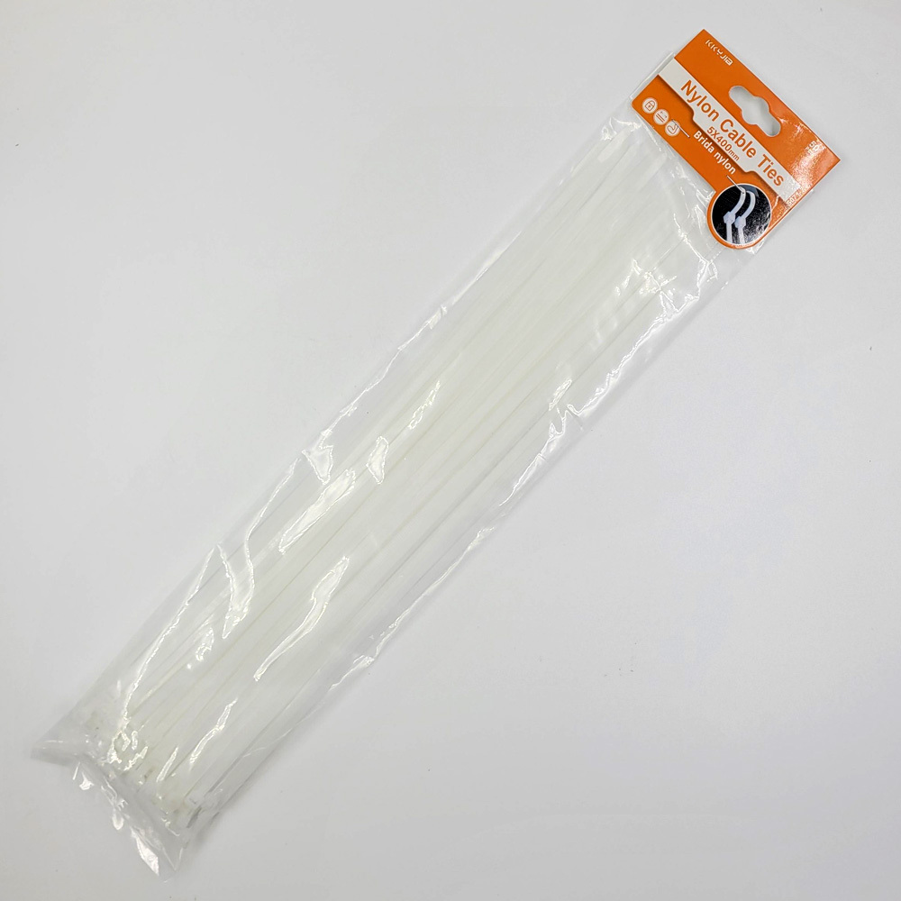 나이론 화이트 케이블 타이(40cm,50개) G - 상품 이미지