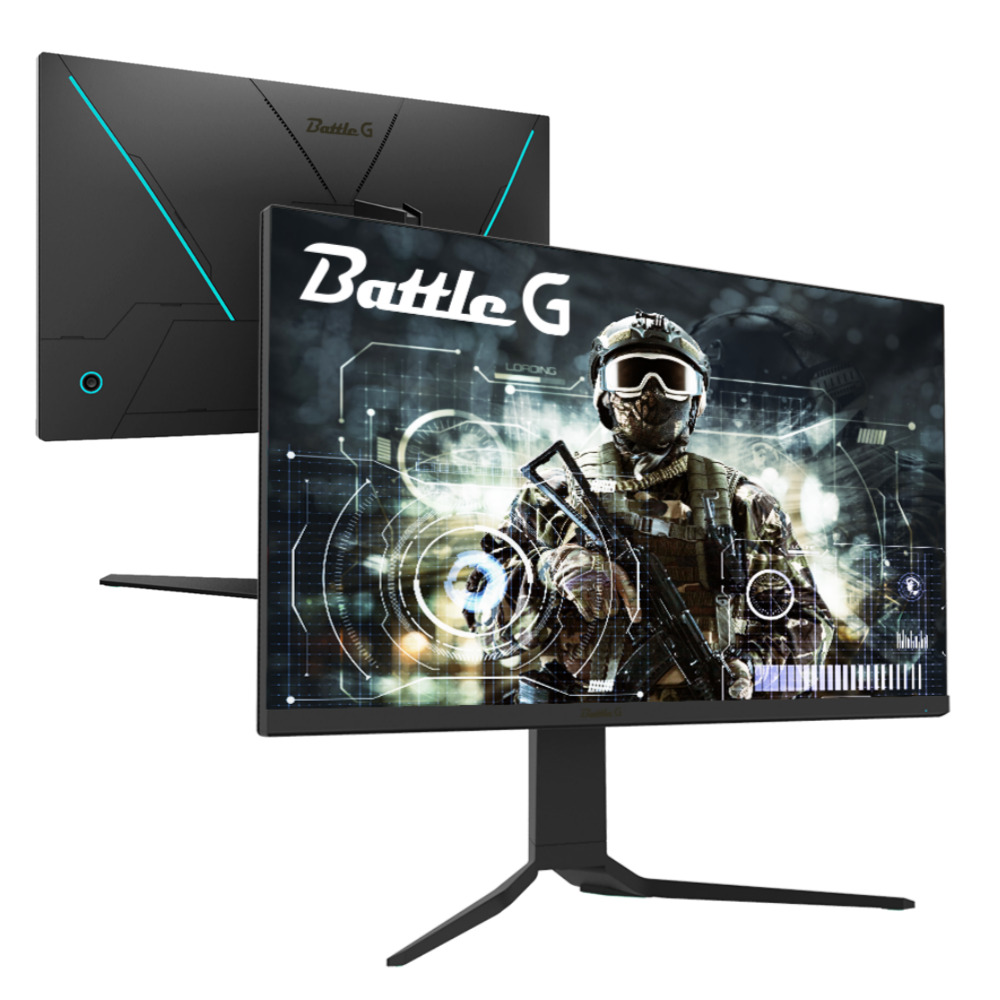 제이씨현 BattleG BG27DF3 피벗 높낮이 스위블 틸트 68cm(27) 게이밍 144Hz 240Hz 모니터 무결점 - 상품 이미지