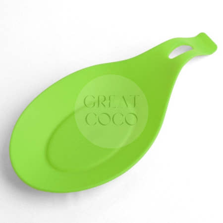 그코 그린 실리콘 국자 받침대 소 주방용국자거치대 조리도구거치대