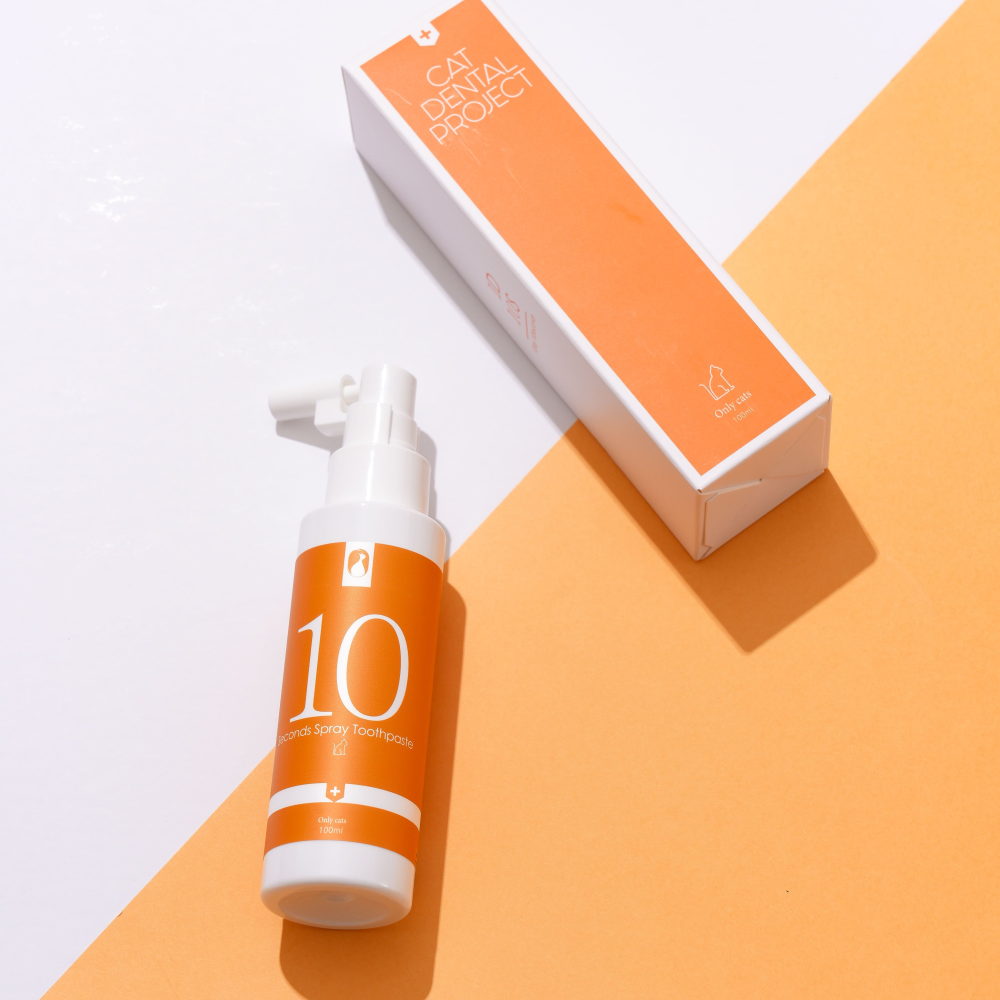 캣디피 고양이 뿌리는 치약 스프레이 CATDP 텐스치약 100ml 치석제거제 치은염 구내염 입냄새 치석 양치질 잇몸