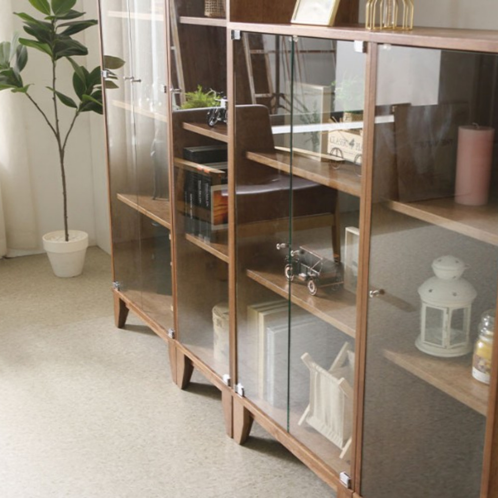 루400 원목 위스키 양주 술 진열장 피규어 건담 유리장식장