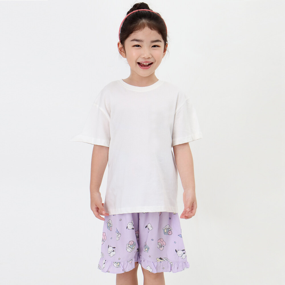 산리오캐릭터즈 아동용 캐릭터즈 5부 파자마 바지 VI - 상품 이미지