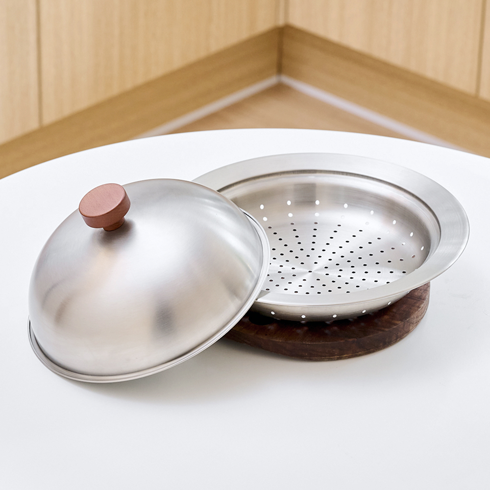 르메이드 스텐 304 멀티 돔 스티머 스테인레스찜기 스팀 스텐찜기 돔뚜껑 세트