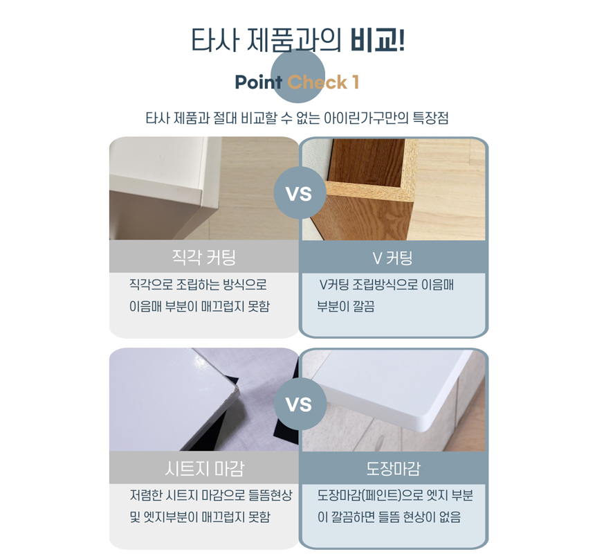 아이린 침대 틈새수납장 얇은 틈새장 선반 미니 협탁 원목 일반형 화이트 A-기본형 맞춤제작