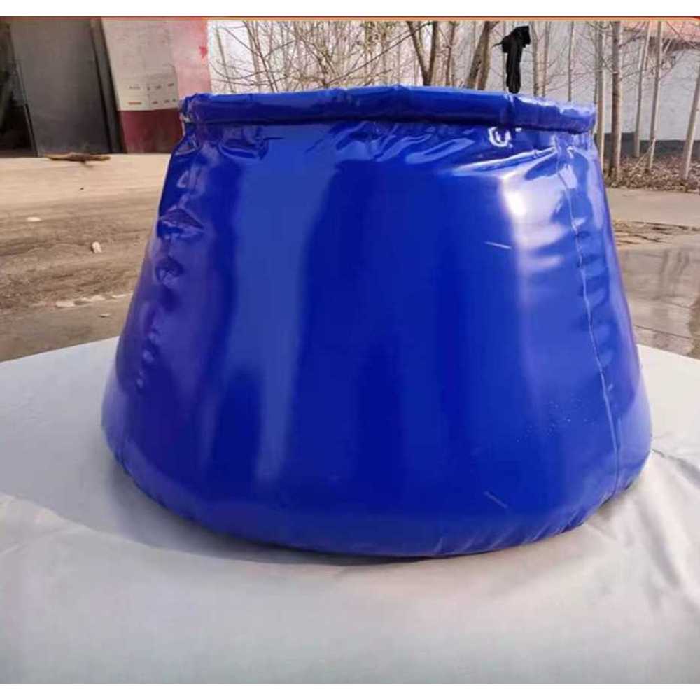 대용량 물주머니 워터 저그 캠핑 야외용 접이식 물통 블루 0.6x0.45x0.5m-100L - 상품 이미지