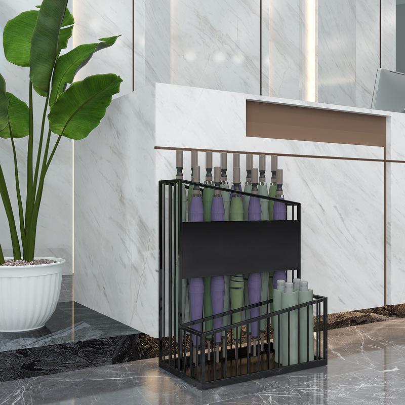 특대형 프리미엄 레터링 철제 엣지 우산꽂이 업소 개업 선물 커스텀 주문제작 카페 학원 식당