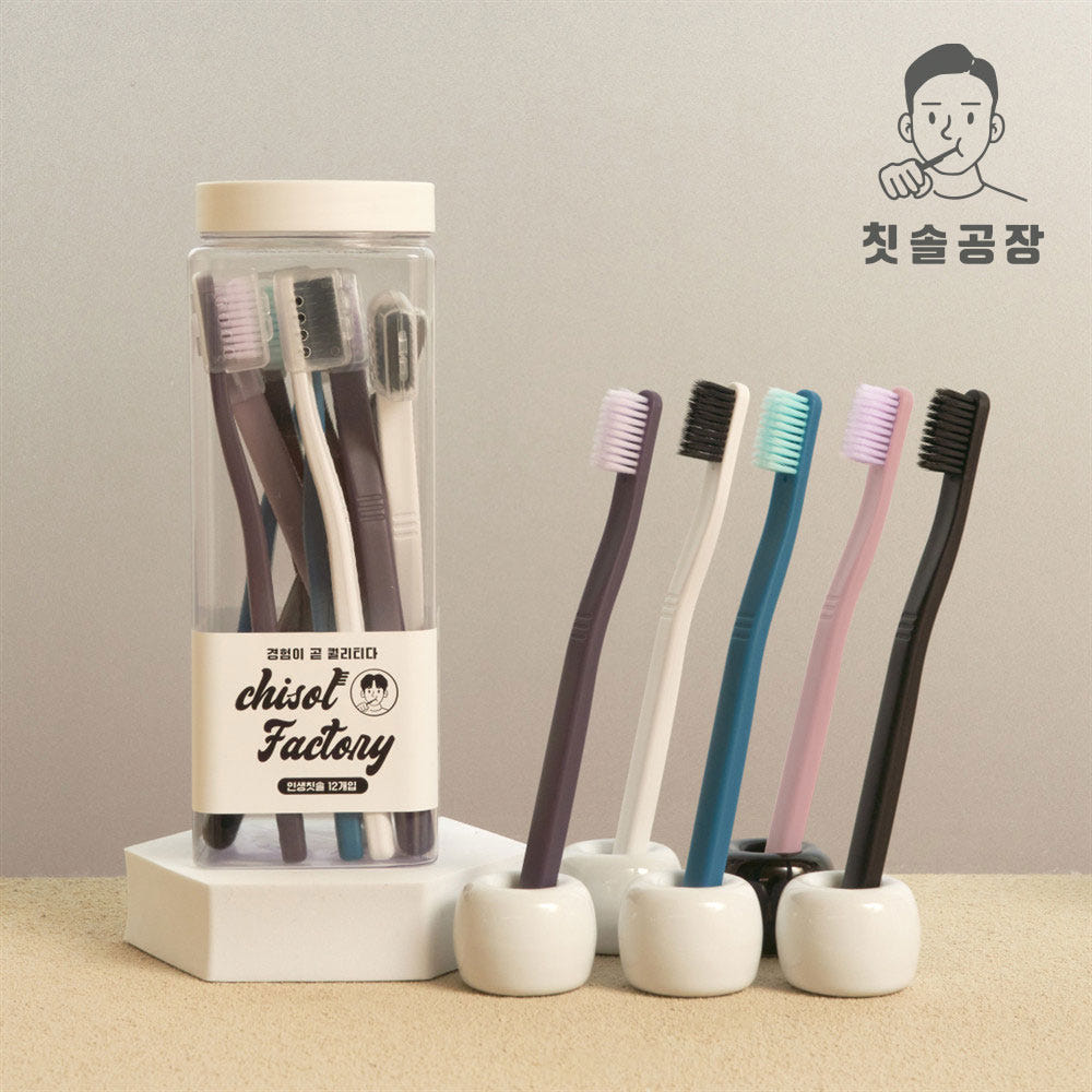 칫솔공장 인생칫솔 12P (이중미세모 / 미세모) - 상세 이미지 3
