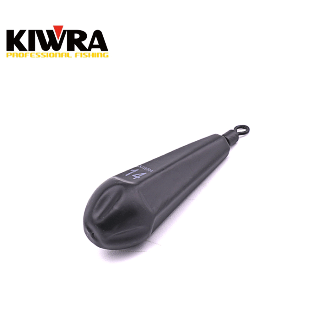 키우라 주꾸미 갑오징어 고리 다운샷 낚시 쉴드 무광 블랙 봉돌 추 싱커 30호, 3개입, 1개 - 상품 이미지