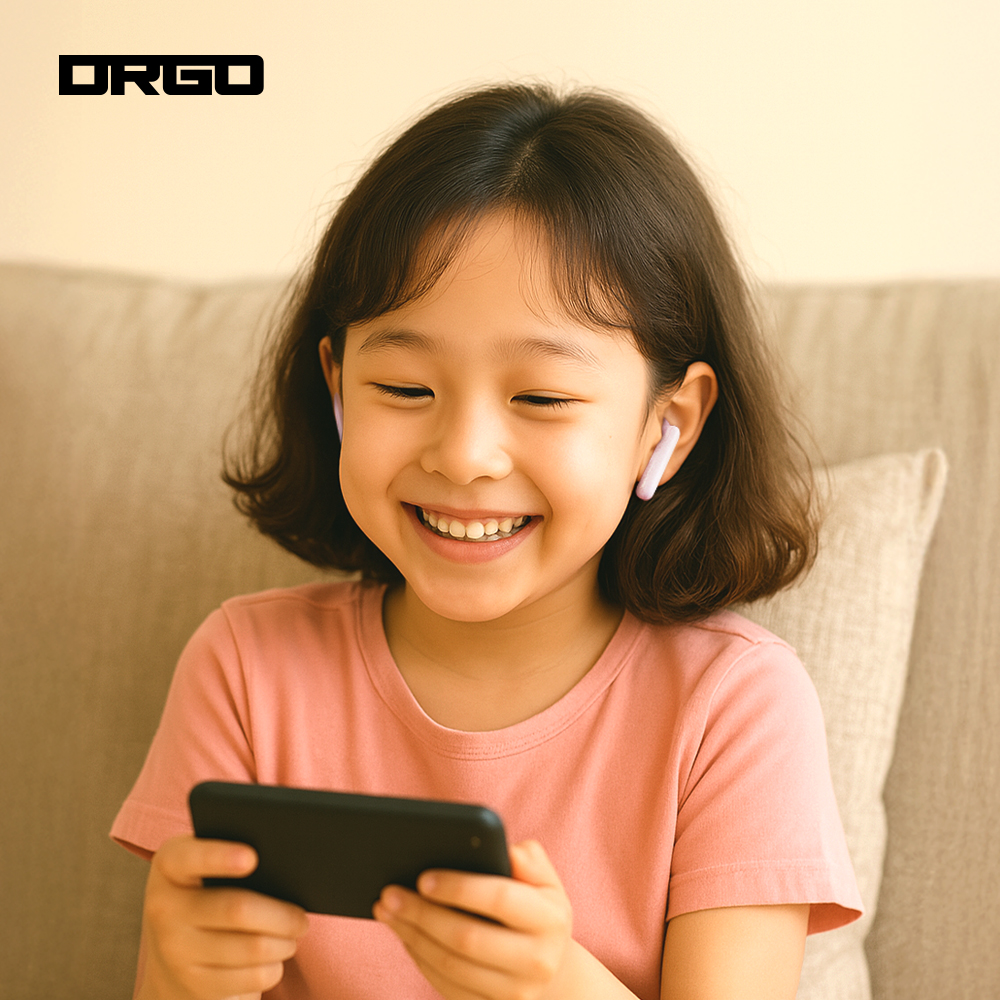 디알고 어린이이어셋 청력보호 블루투스 골전도 키즈 초등학생 이어폰 DRGO 이미지 4