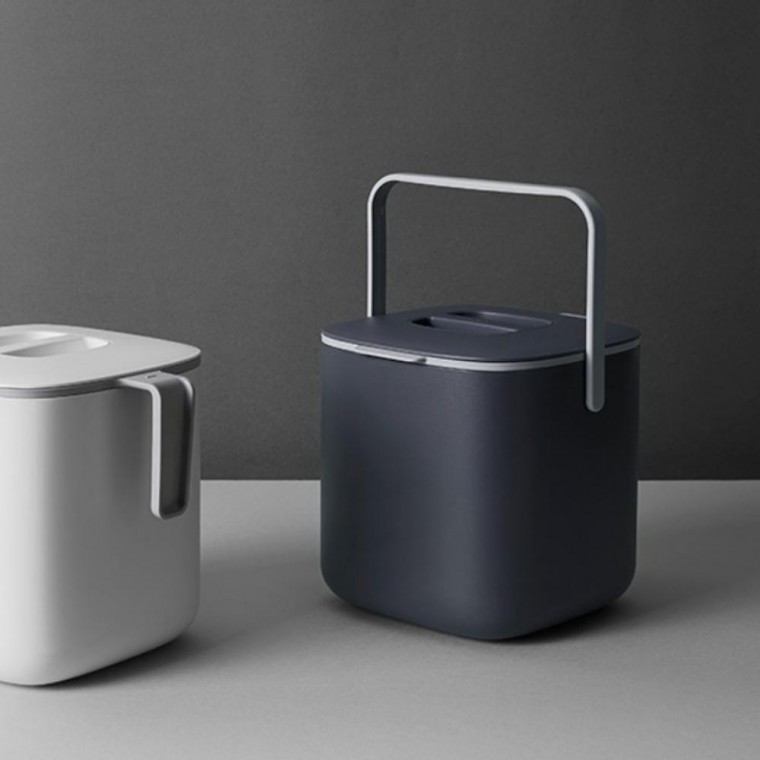 주방 싱크대 음쓰통 음식물 걸이형 쓰레기통 2.6L