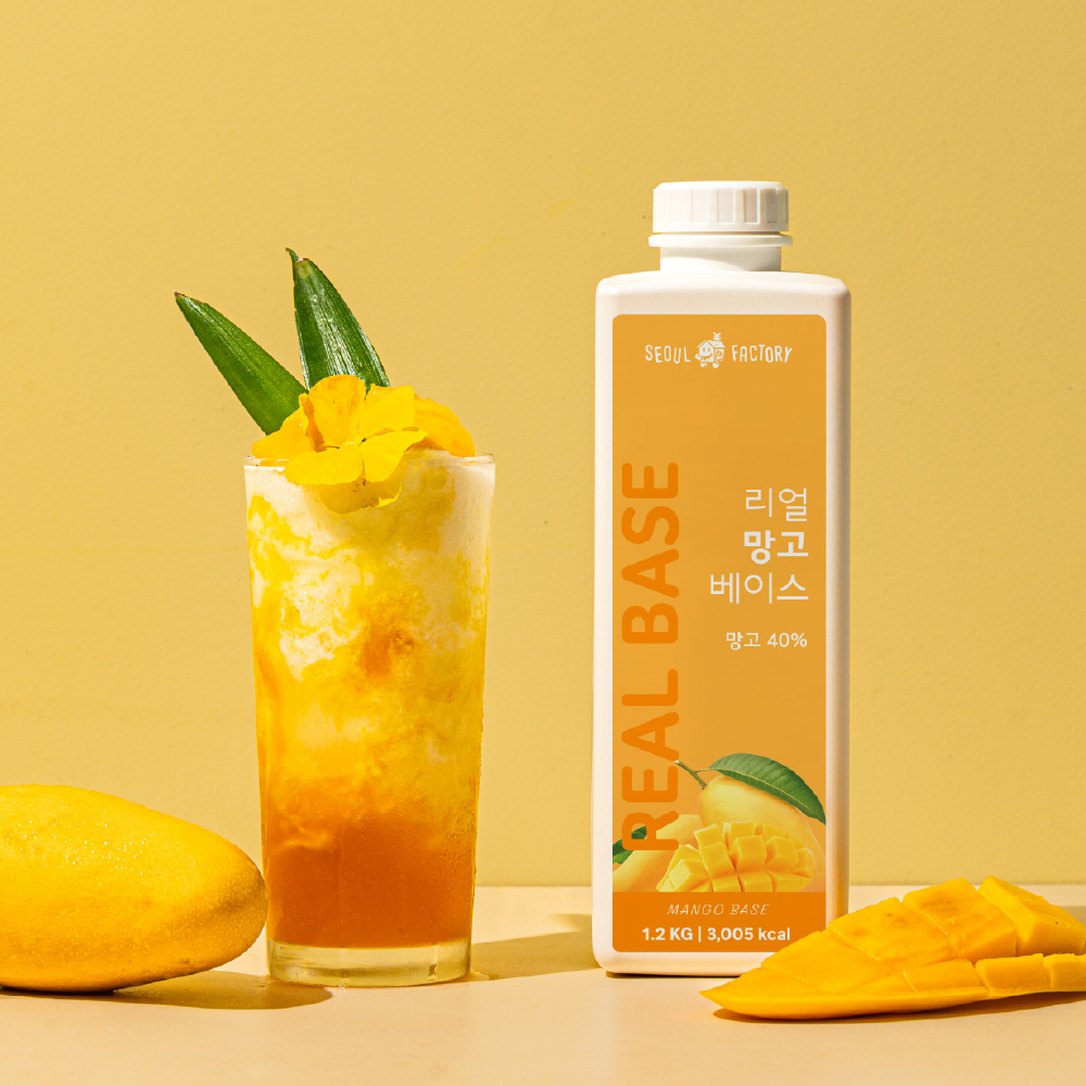서울팩토리 리얼 망고 베이스 1.2kg 스무디 - 상세 이미지 3
