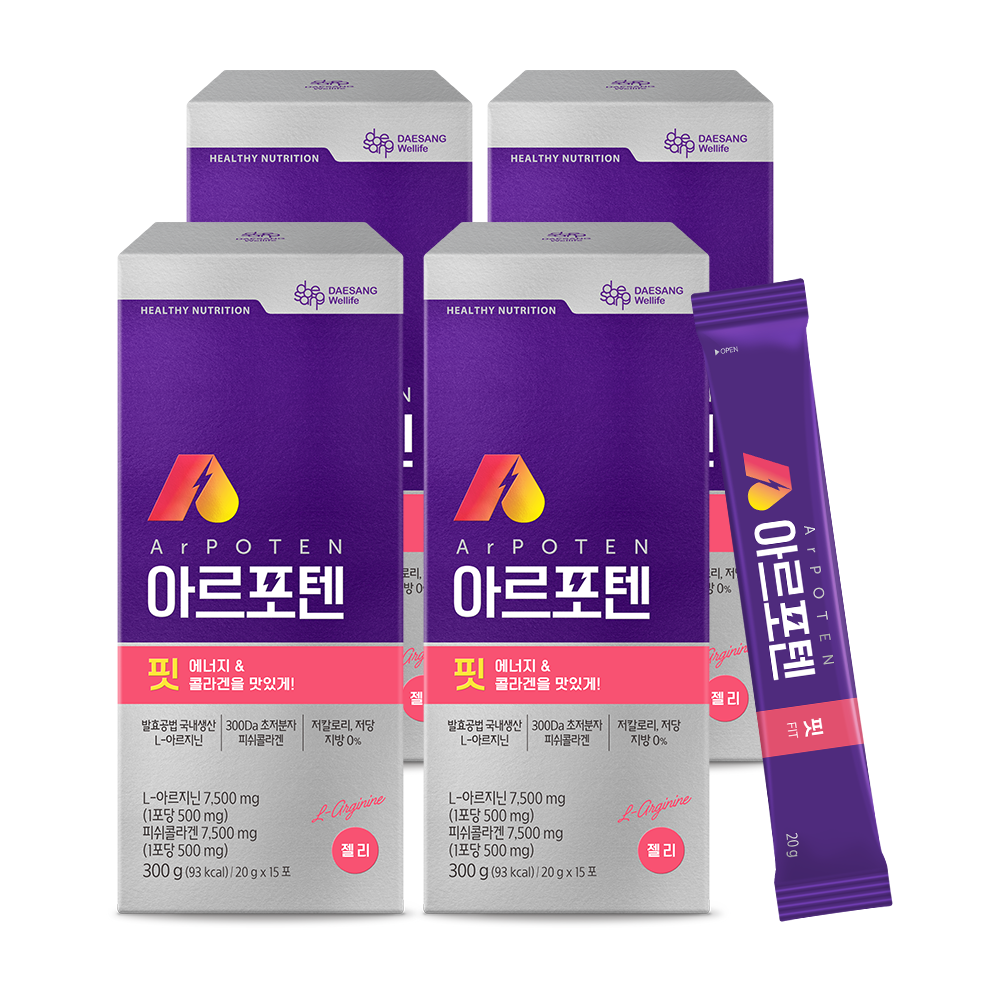 아르포텐 핏 아르기닌 에너지젤리 15포, 4개 - 상품 이미지