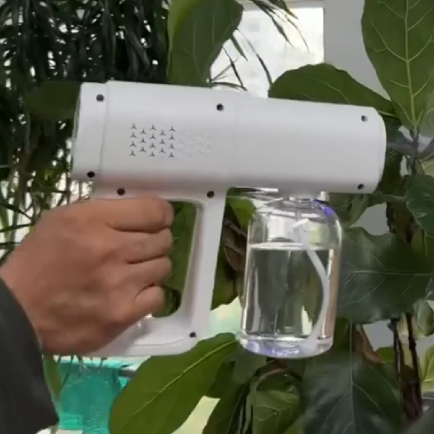 소형 전동 분무기 원예용 약치는분무기 압축 분무기 1L