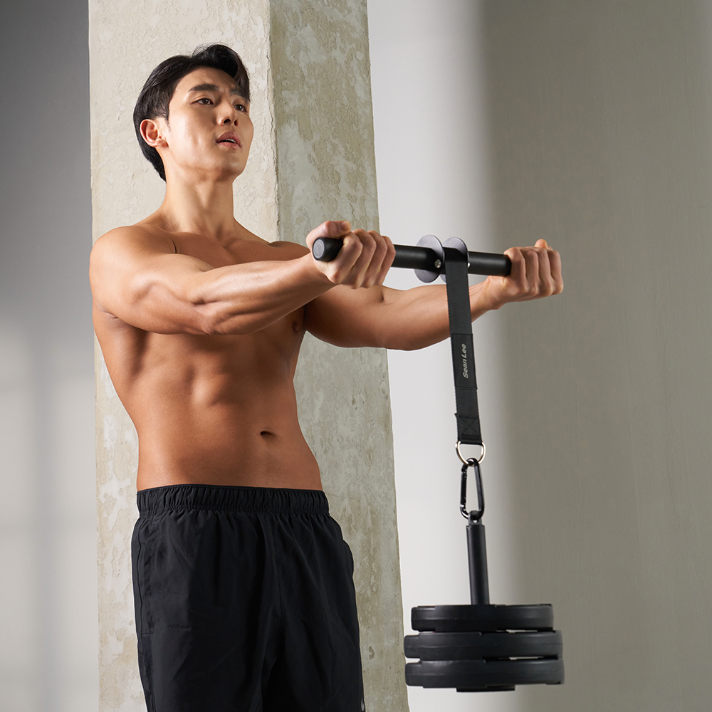 숀리 추감기 리스트롤러 전완근 홈트 운동 기구 팔뚝 근육 손목 강화 악력기 악력 자이로볼