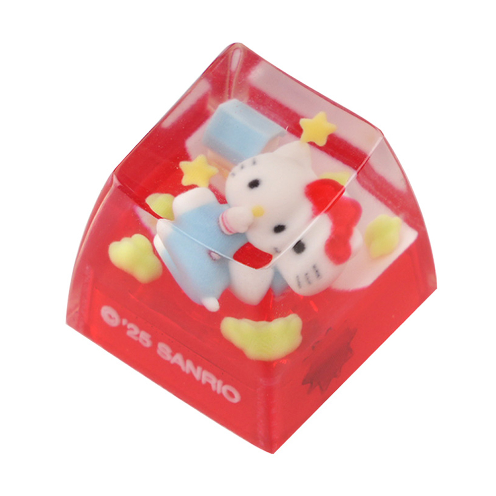 산리오 헬로키티 키캡 커스텀 기계식 키보드 꾸미기 캐릭터 레진 굿즈