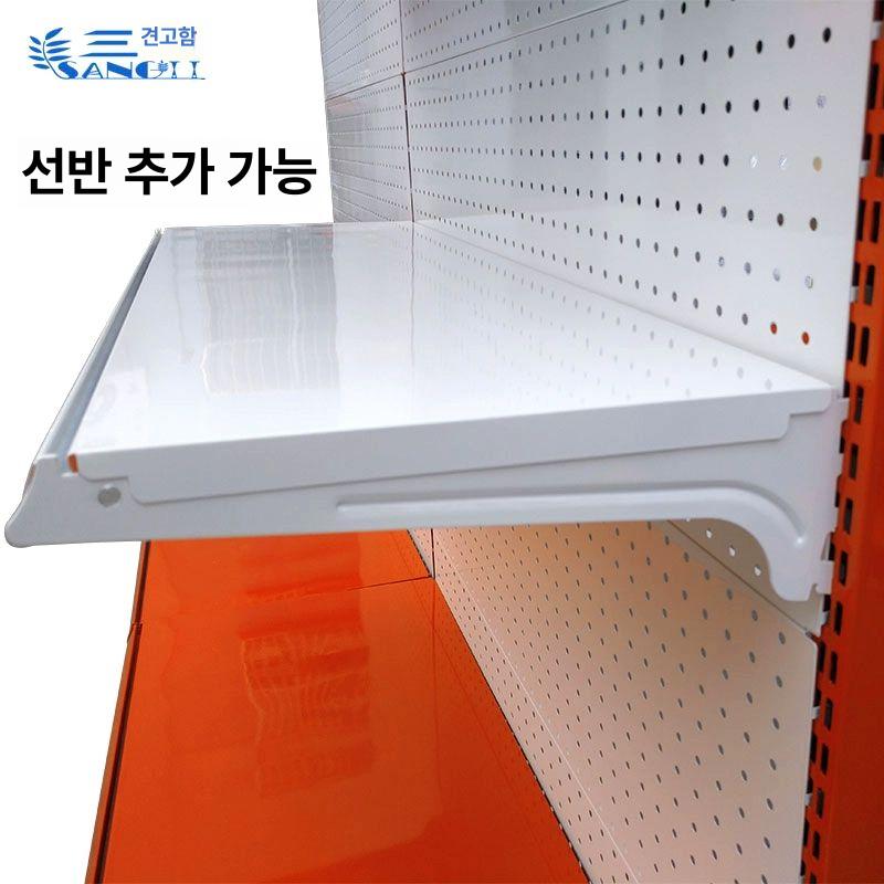 상품진열 타공보드 소품걸이 진열대 고리 정리대 대형 인테리어 악세사리 두꺼운 단면 73x37x200 8색 A - 상세 이미지 4