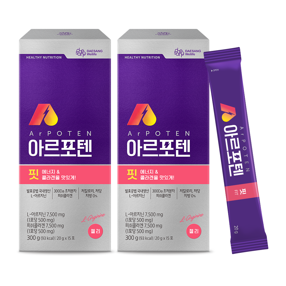 아르포텐 핏 아르기닌 에너지젤리 15포, 2개 - 상품 이미지