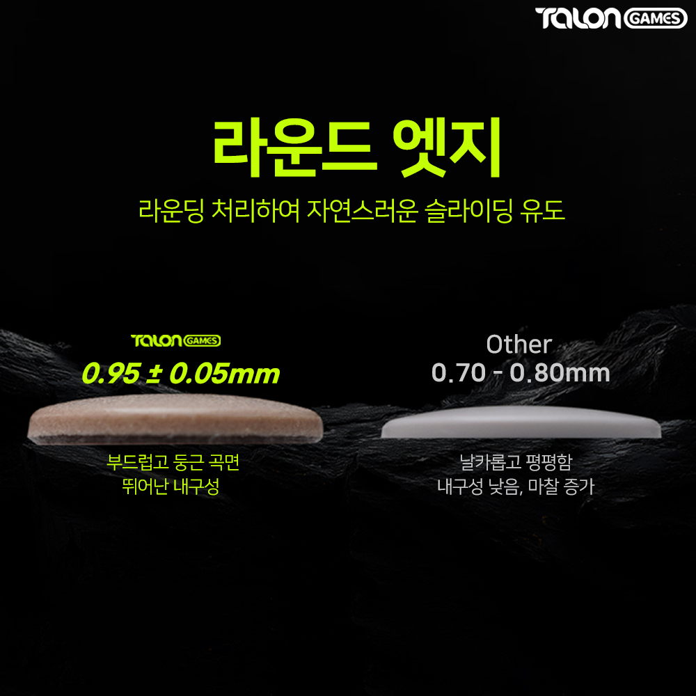 마우스 도트 피트 유리패드전용 48개입 지슈라 바브삼 데브삼 탈론게임즈 - 상세 이미지 5