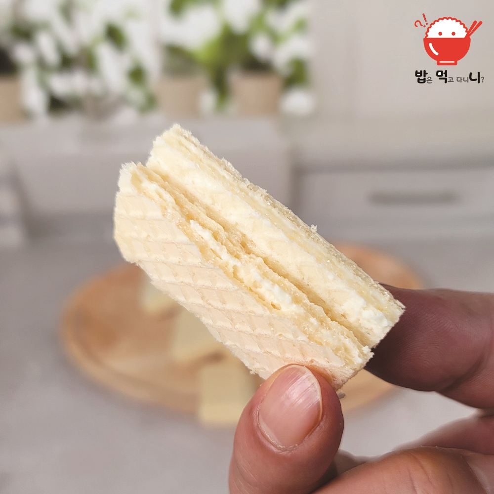 우유웨하스 아침미소목장 자유방목 제주기념품 제주 우유과자 밀크크림, 204g, 1개 - 상세 이미지 5