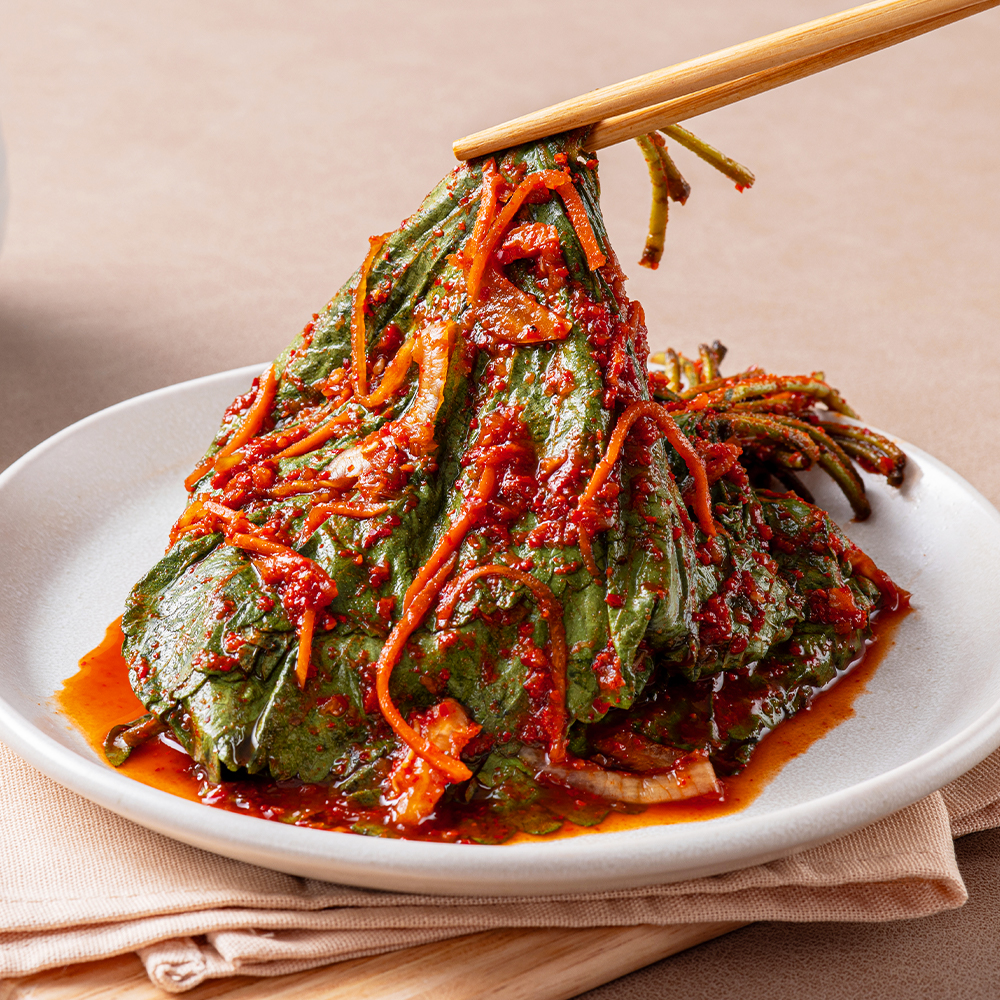 국내산 깻잎으로 만든 전라도식 깻잎김치 500g