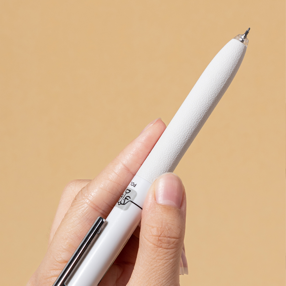 깔끔 텍스처 노크식 젤잉크펜 0.5mm - 상세 이미지 4
