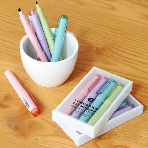 리훈 톤다운캄다운 하이라이터 연한 형광펜 4색 세트 암기펜 실사용 후기 | 효과 있을까? - 상품 이미지 2