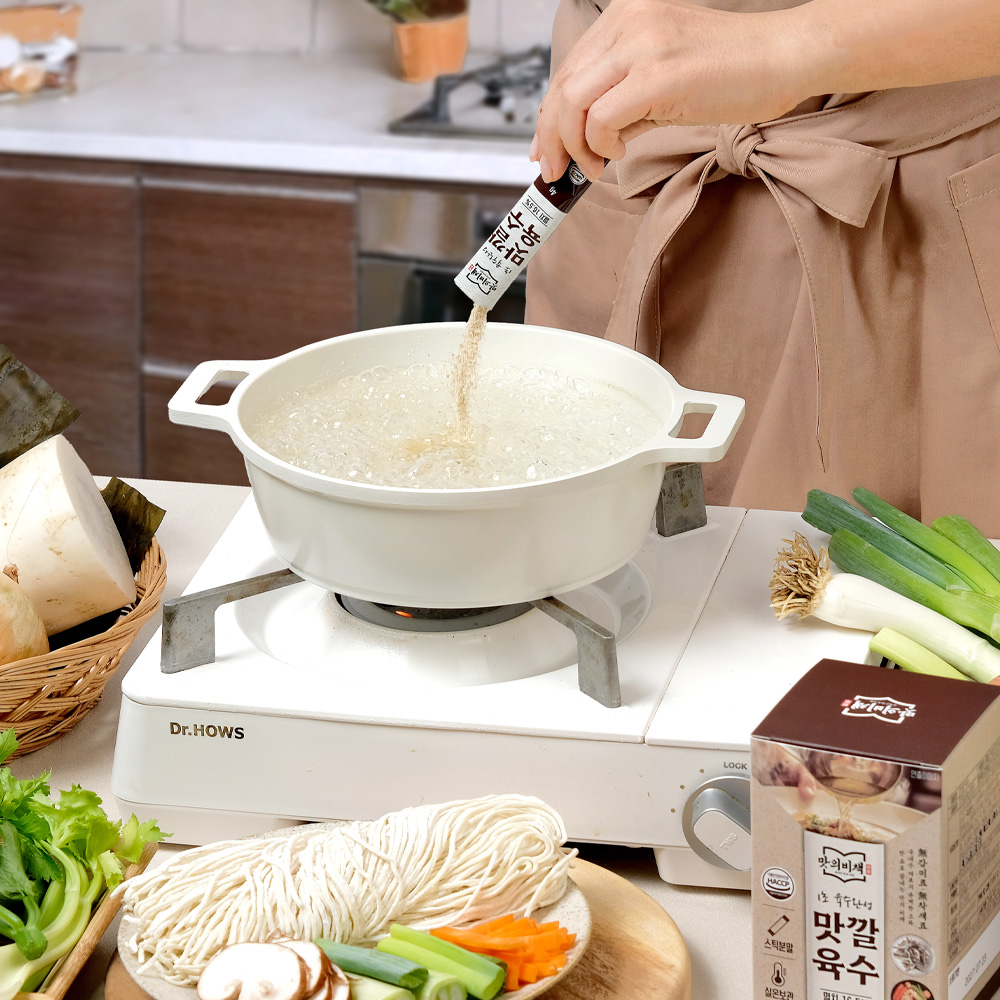 맛의비책 맛깔육수 더욱 진한 코인육수 분말스틱 천연조미료 120g, 1개 - 상세 이미지 4