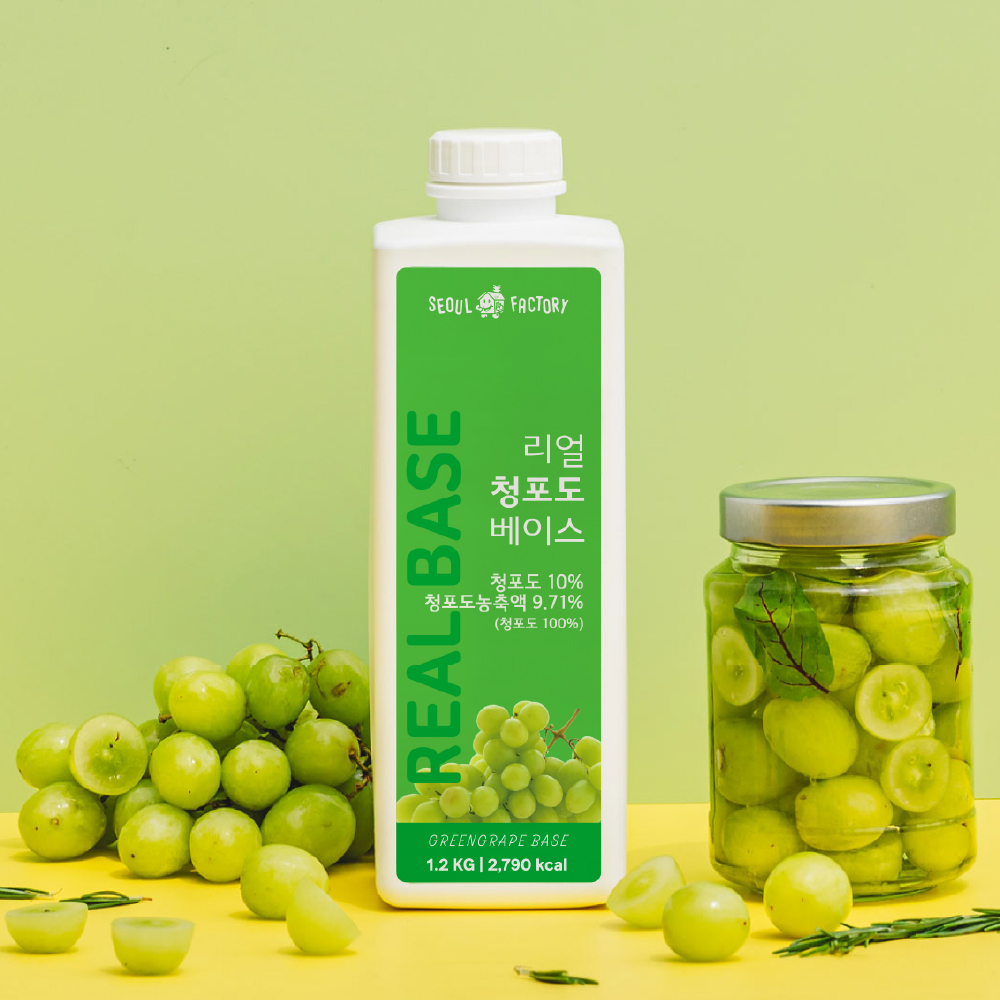 서울팩토리 리얼 청포도 베이스 1.2kg 에이드