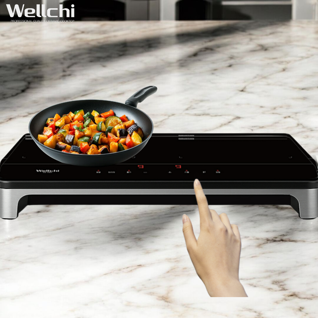 업소용인덕션 2구 웰치 이동식 전기레인지 고화력 타이머 이동형 PC방 주방 가정 3.5KW