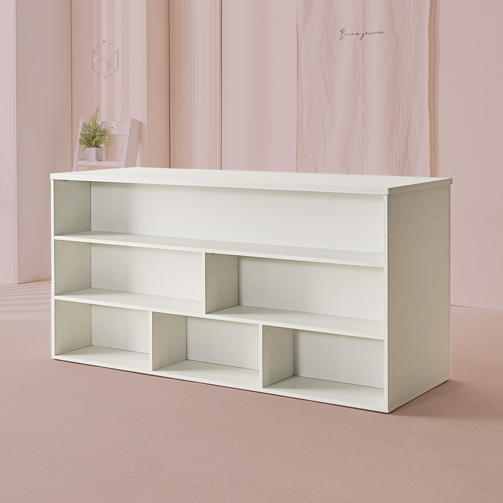 오비 아일랜드식탁 주방 보조 수납 테이블 양방향 홈바 1600mm, 화이트대리석