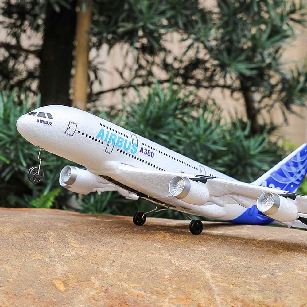 RC비행기 A380 모형 드론 무선조종 비행기 여객기 - 상품 이미지