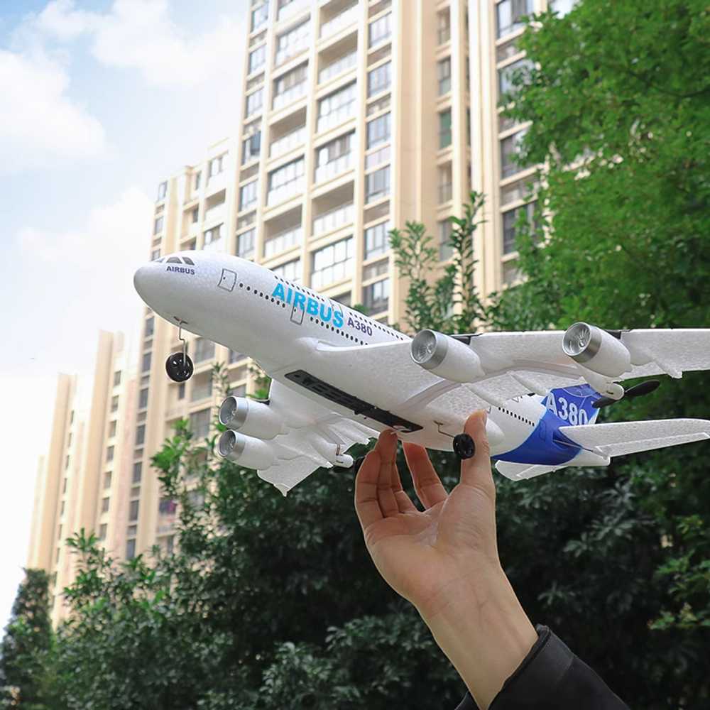 RC비행기 A380 모형 드론 무선조종 비행기 여객기 - 상세 이미지 4