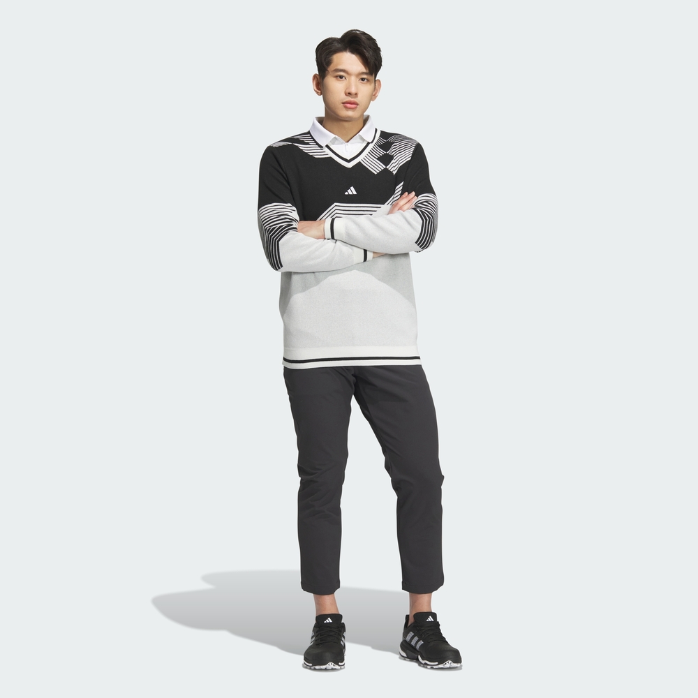 [아디다스 공식] 니트 브이넥 긴팔 풀오버 스웨터 IM7244 이미지 8