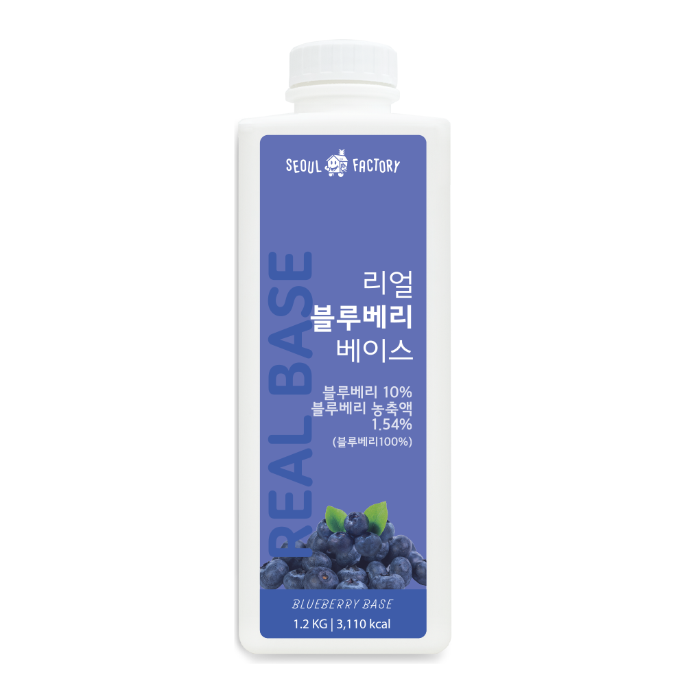 서울팩토리 리얼 블루베리 베이스 1.2kg 스무디 - 상세 이미지 2