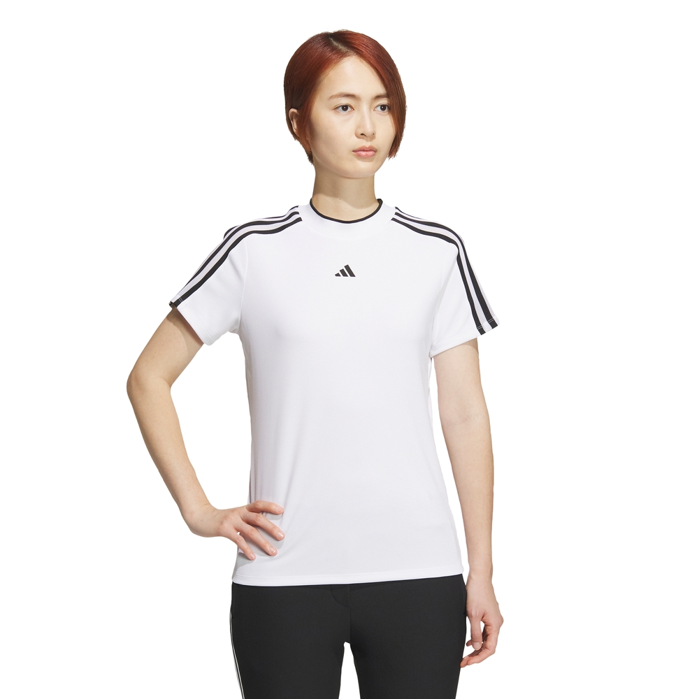 [아디다스 공식] 에어로레디 3S 반팔 모크넥 셔츠 IK9831 - 상세 이미지 4