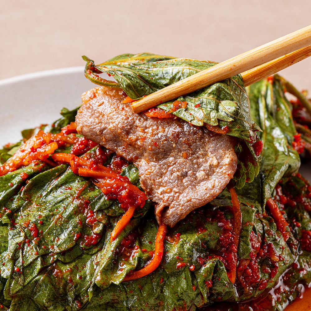 국내산 깻잎으로 만든 전라도식 깻잎김치 500g